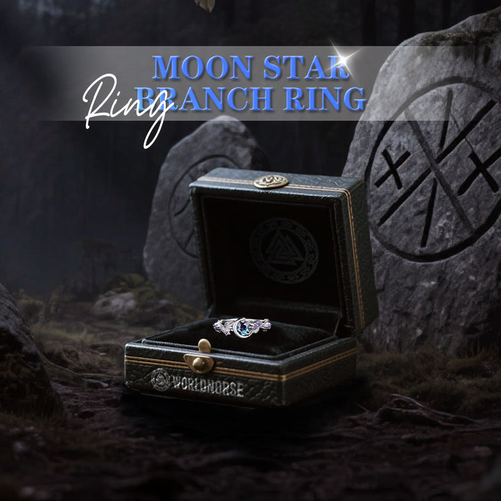 WorldNorse Mondstern-Zweigring - image 6