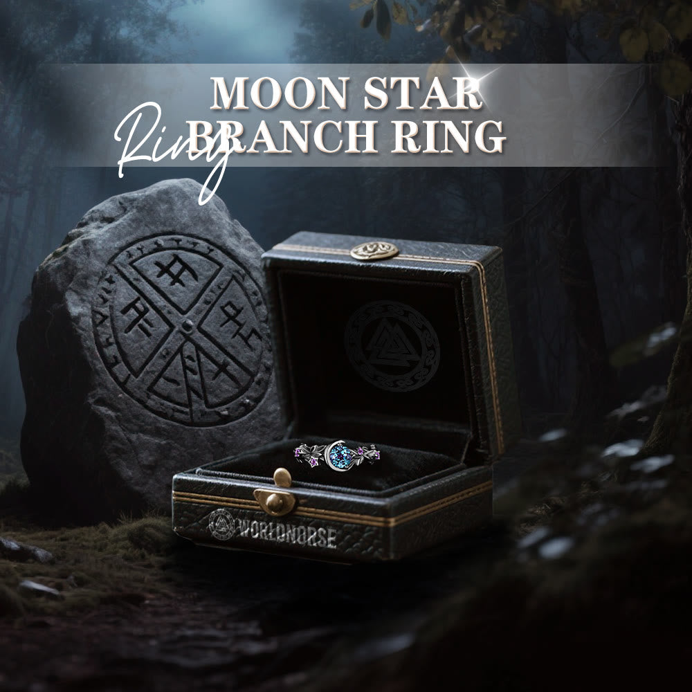 WorldNorse Mondstern-Zweigring - image 10