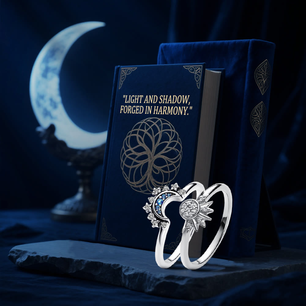 WorldNorse Máni Sonnen- und Mondring-Set - image 8