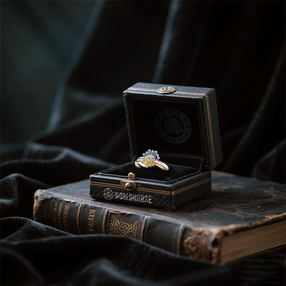 WorldNorse Máni Sonnen- und Mondring-Set - image 4