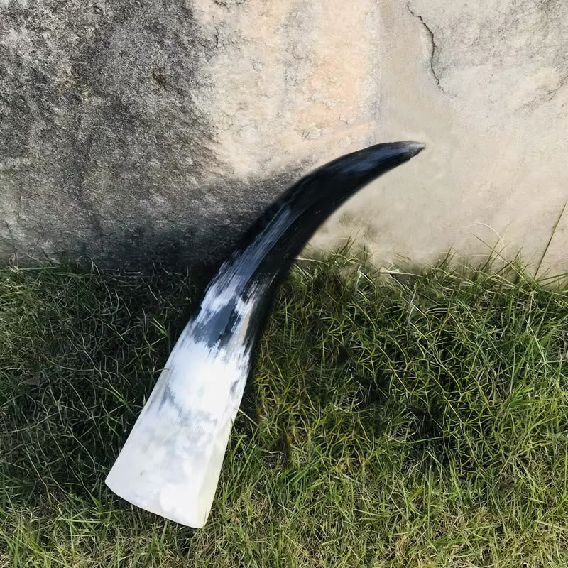 Handgefertigtes authentisches Trinkhorn von WorldNorse - Horn 36-40 cm - image 8