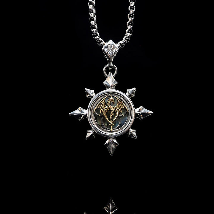 WorldNorse Drachenstein Polaris Halskette - Kleine Schlüsselbeinkette aus Titan - image 4