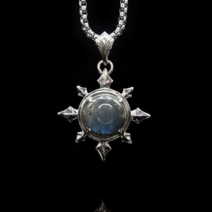 WorldNorse Drachenstein Polaris Halskette - Große Titankette mit Drachenatem - image 2