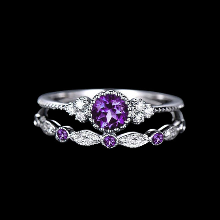 WorldNorse Nordischer Lovebond-Ring - Lila - 62mm - image 10