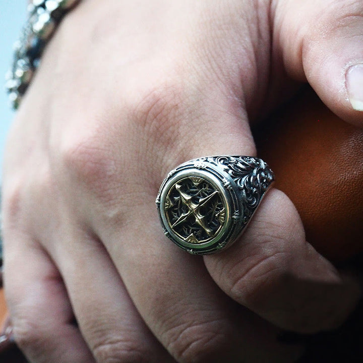 WorldNorse 925 Sterling Silber Barock Siegelring - image 1