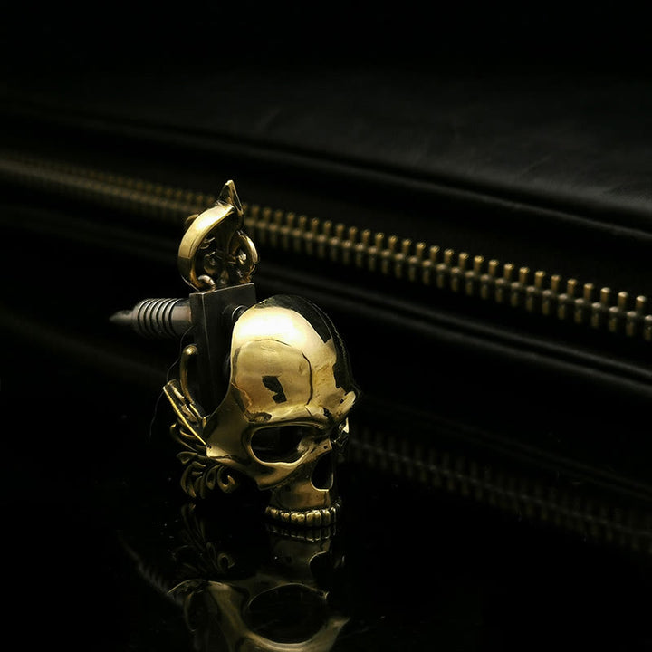 WorldNorse Totenkopf Tattoo Maschine Halskette - image 10