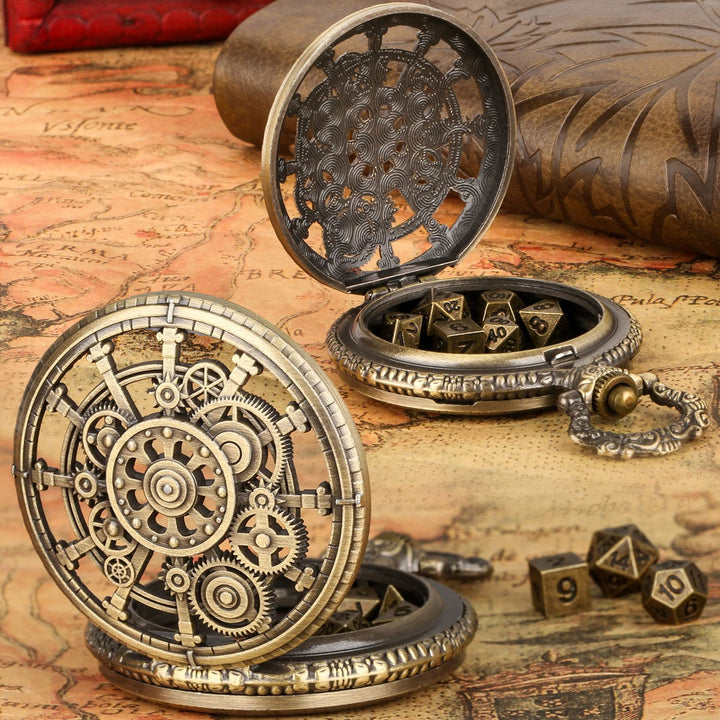 WorldNorse Steampunk Gears Würfel Set Taillenkette - image 6