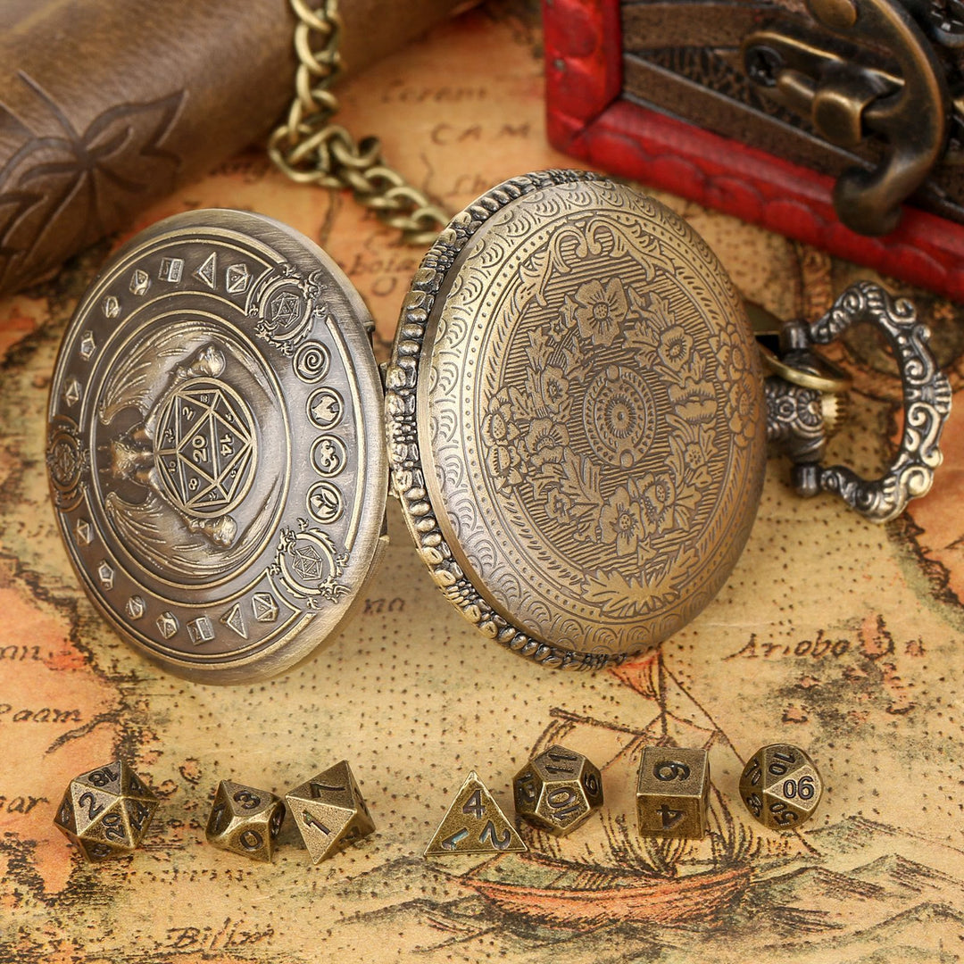 WorldNorse Nordischer Drache Polyedrisches Würfelset Taillenkette - image 3