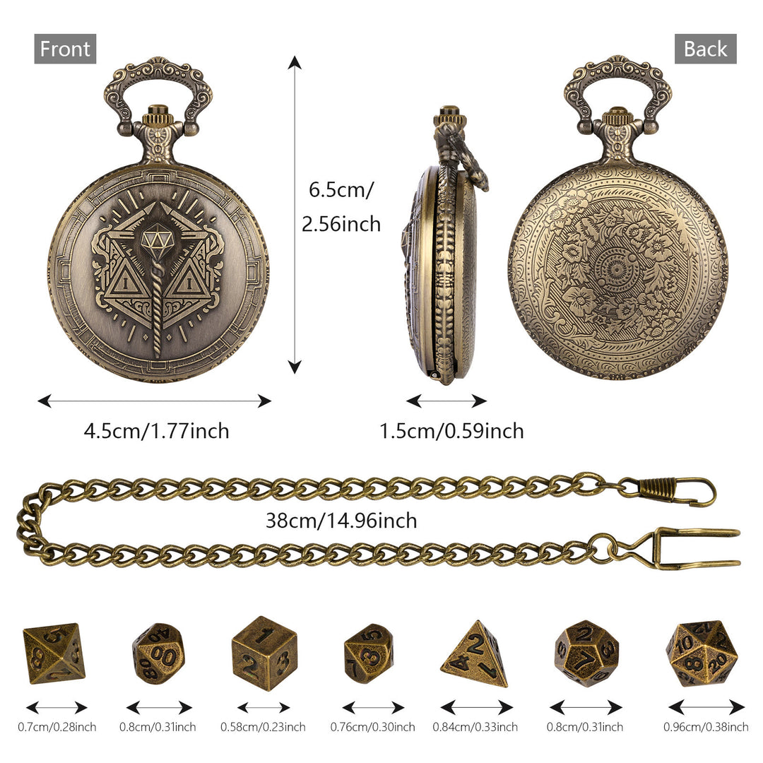 WorldNorse Zauberstab Multidimensionales Würfelset Taillenkette - image 6