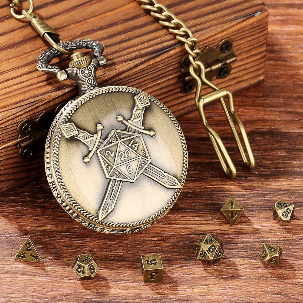 WorldNorse Doppelschwerter, polyedrische Würfel, Taillenkette - image 1