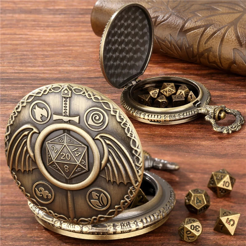 WorldNorse Schwertflügel Polyedrische Würfel Taillenkette - image 1