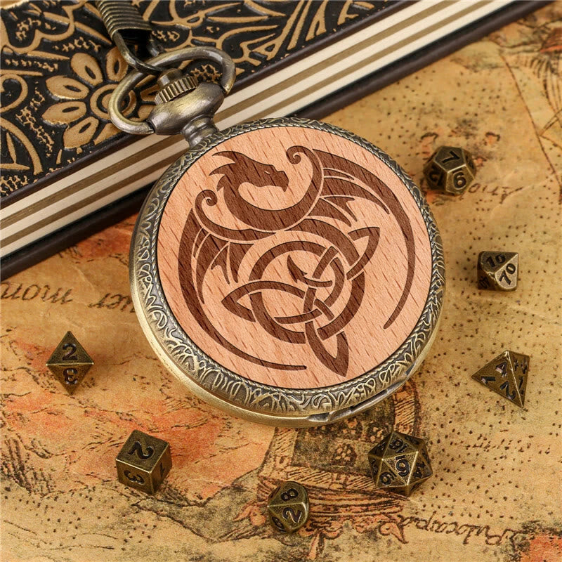 WorldNorse Vintage Dragon Triquetra Seven Dice Taillenkette - image 2
