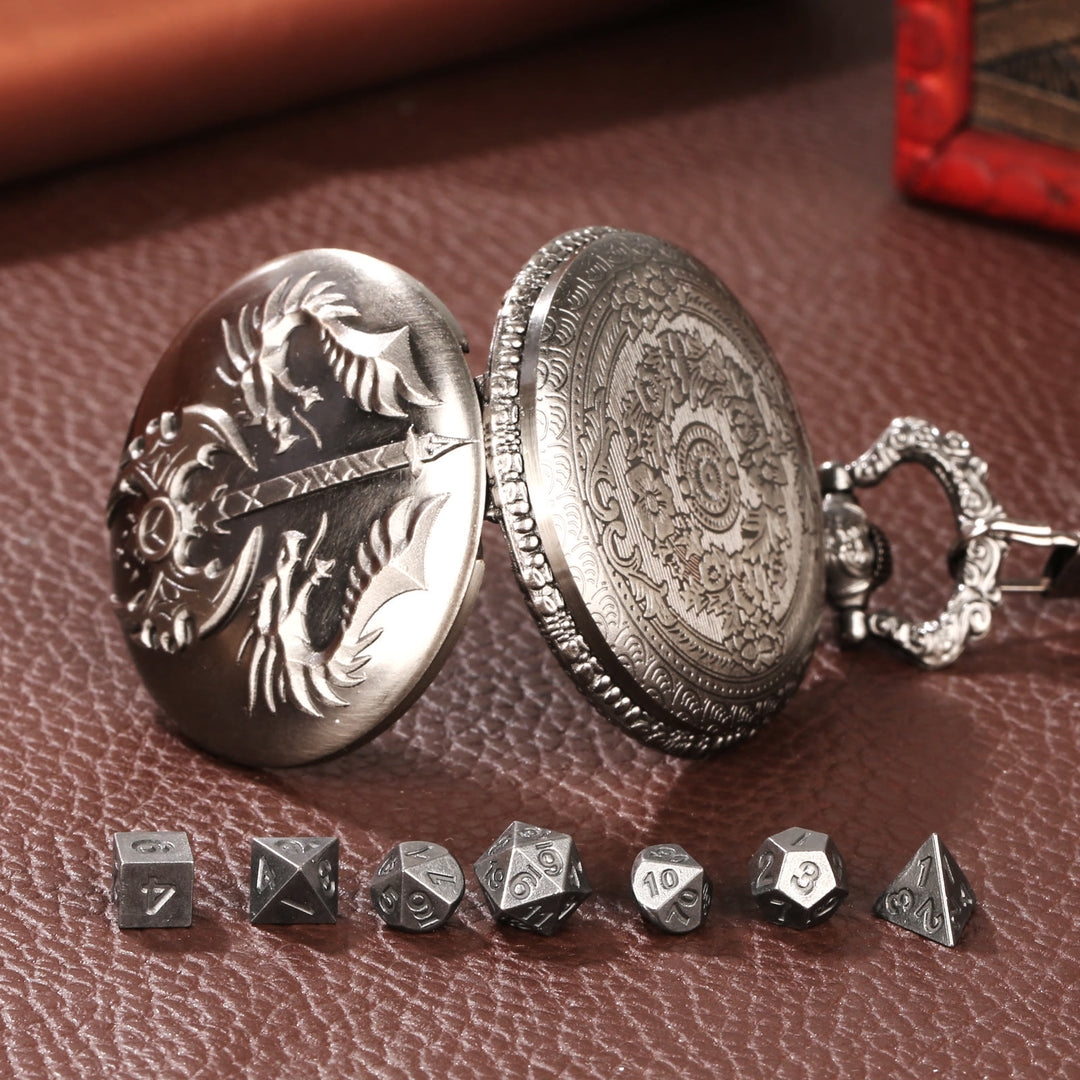 WorldNorse Doppeldrachenaxt Polyedrische Würfel-Hüftkette - image 3