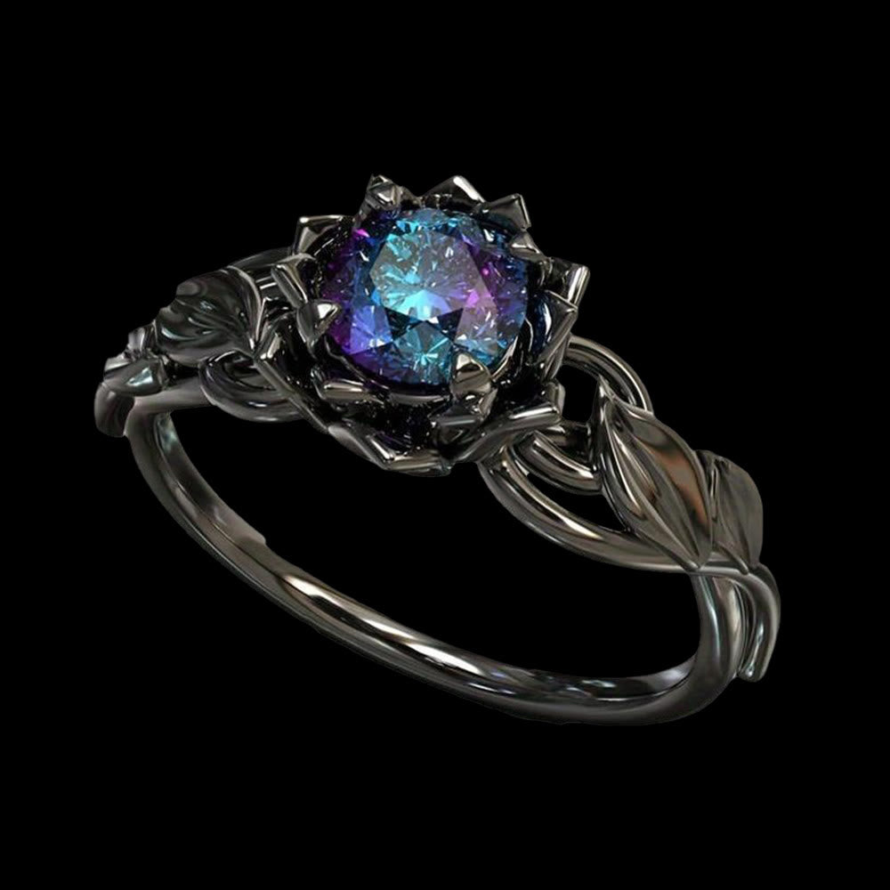 WorldNorse Aurora Blumenknotenring - Bunt - 65mm - image 0