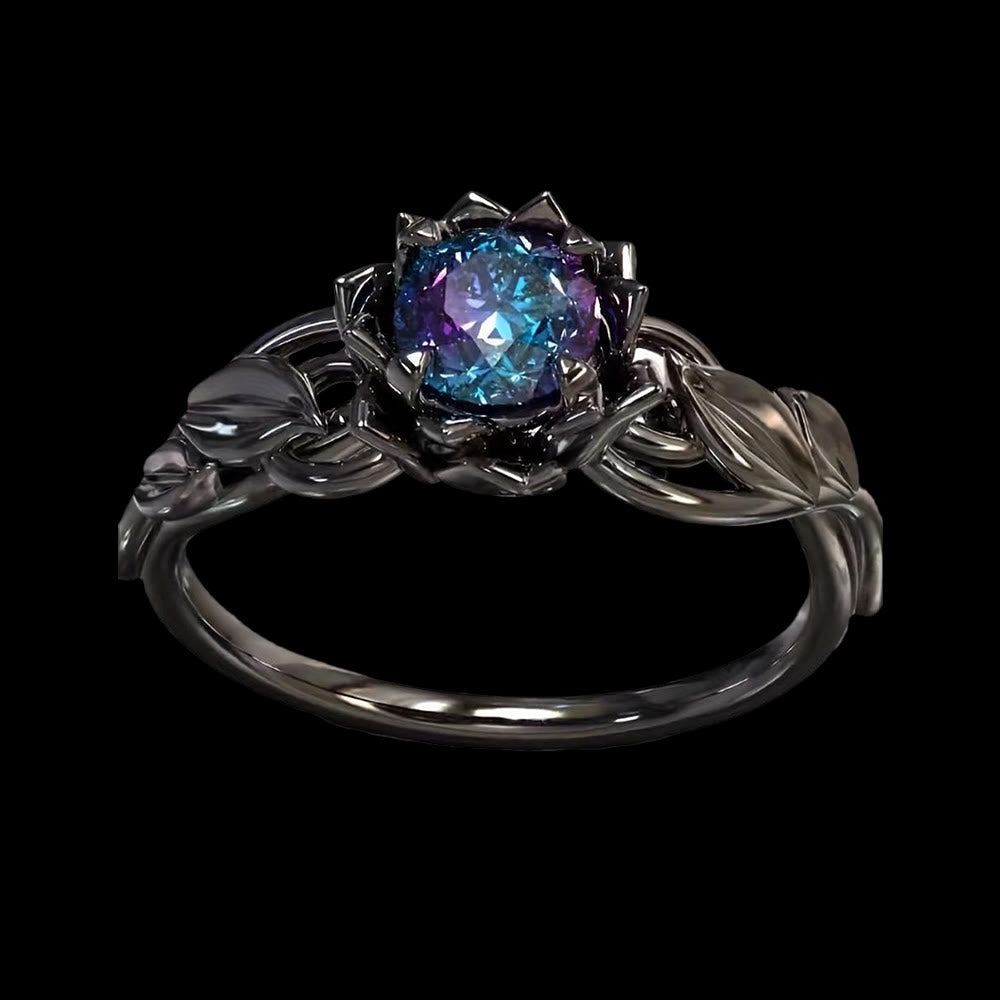 WorldNorse Aurora Blumenknotenring - image 1