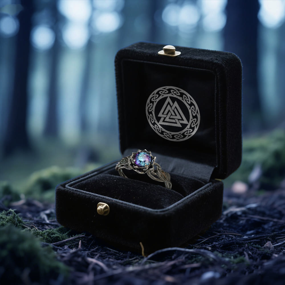 WorldNorse Aurora Blumenknotenring - image 5
