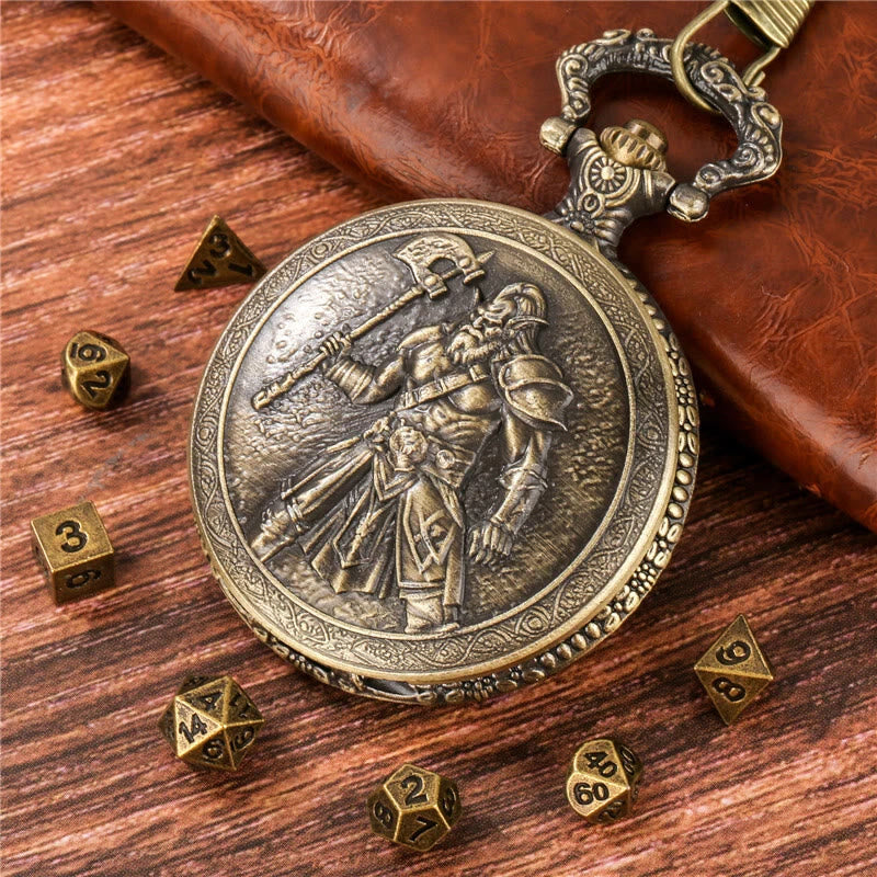 WorldNorse Wikinger Axt Barbarians Mehrseitiges Würfelset Taillenkette - image 1