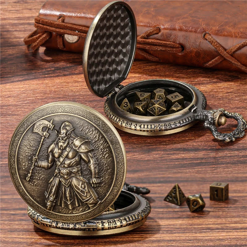 WorldNorse Wikinger Axt Barbarians Mehrseitiges Würfelset Taillenkette - image 2