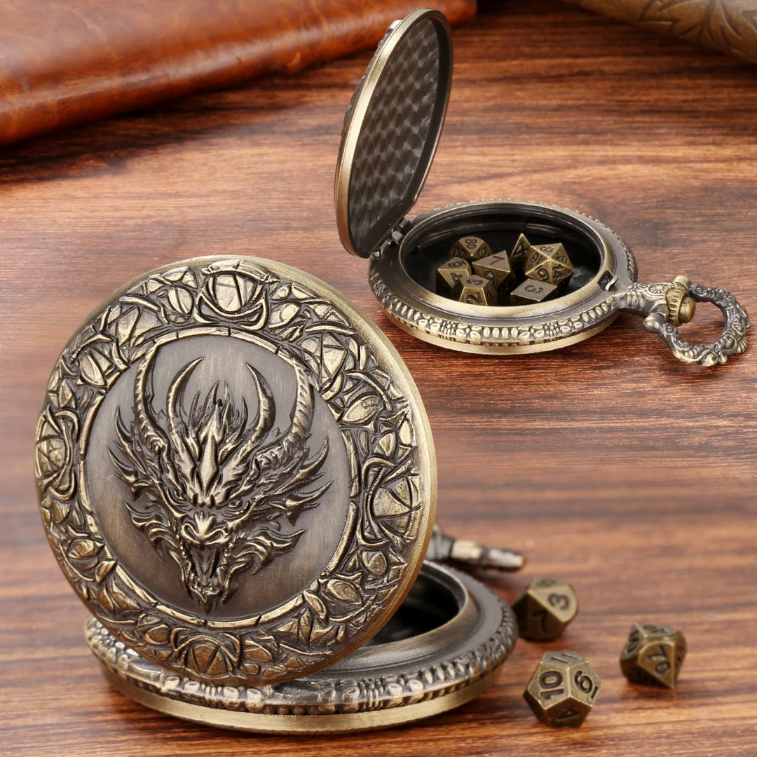 WorldNorse Viking Dragon Mini Polyedrisches Würfelset Taillenkette - image 3