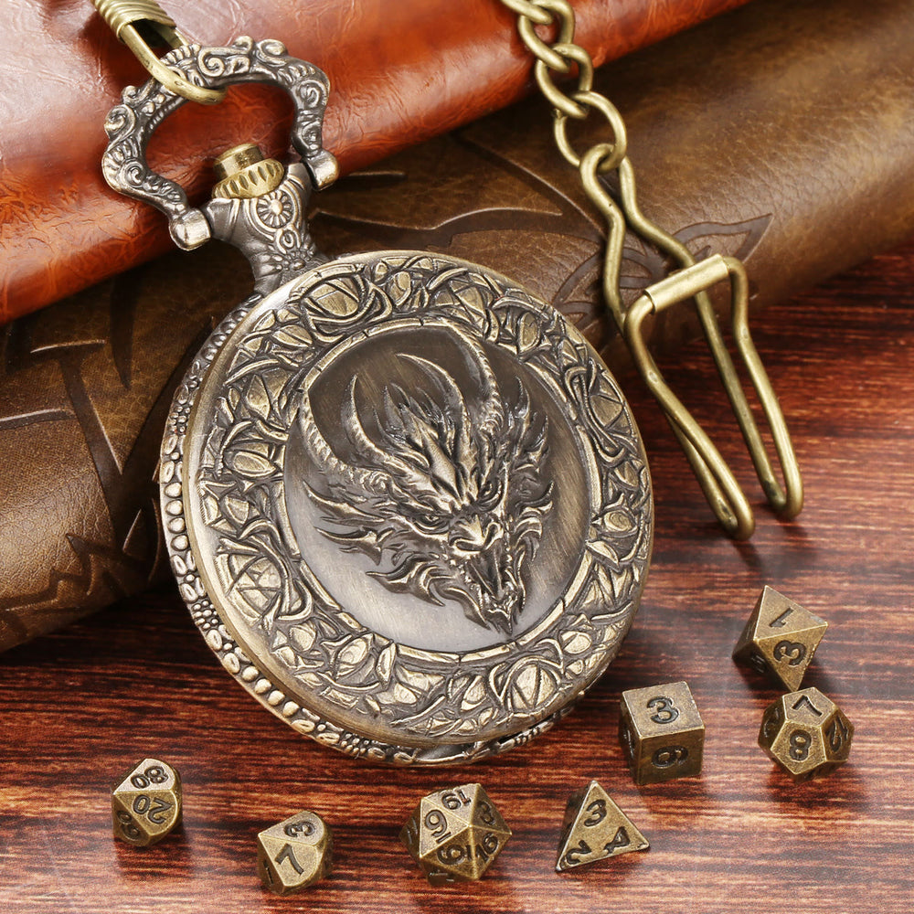 WorldNorse Viking Dragon Mini Polyedrisches Würfelset Taillenkette - image 2