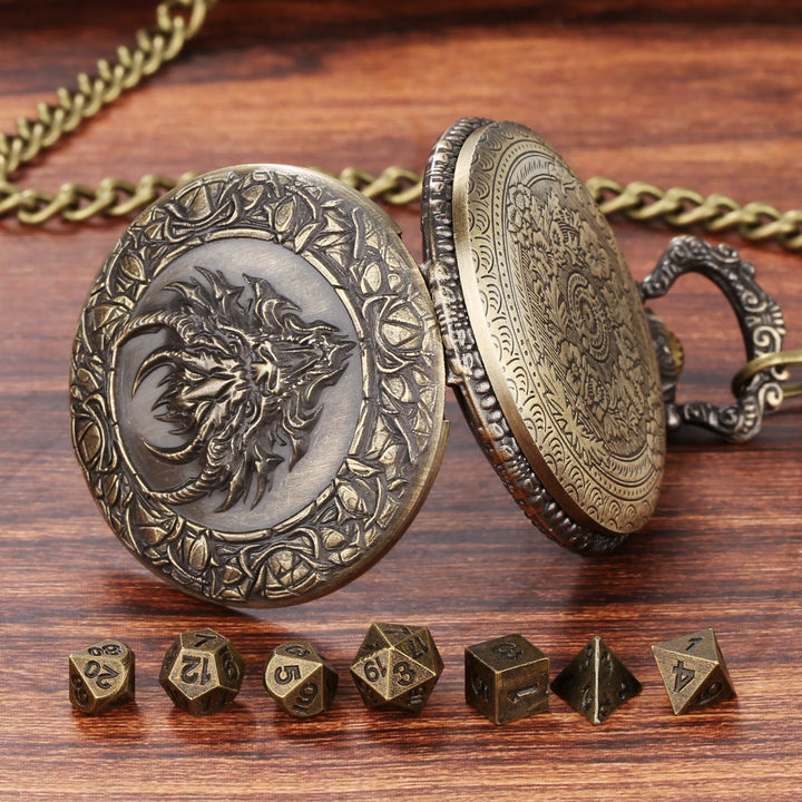 WorldNorse Viking Dragon Mini Polyedrisches Würfelset Taillenkette - image 3