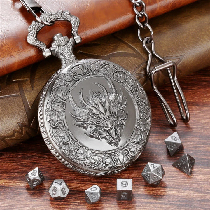 WorldNorse Viking Dragon Mini Polyedrisches Würfelset Taillenkette - image 5