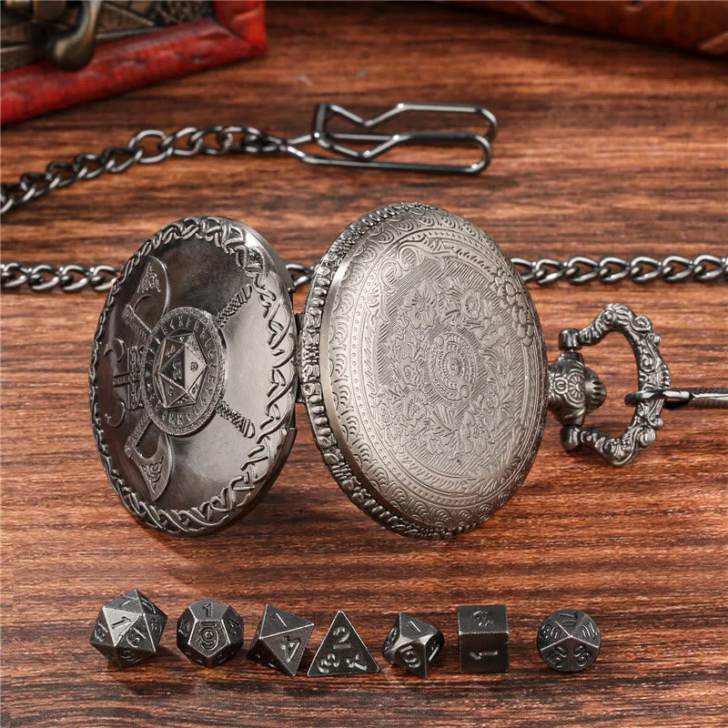 WorldNorse Wikinger Axt Helm Rune Sieben Würfel Taille Kette - image 3