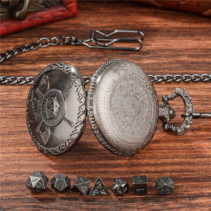 WorldNorse Wikinger Axt Helm Rune Sieben Würfel Taille Kette - image 3
