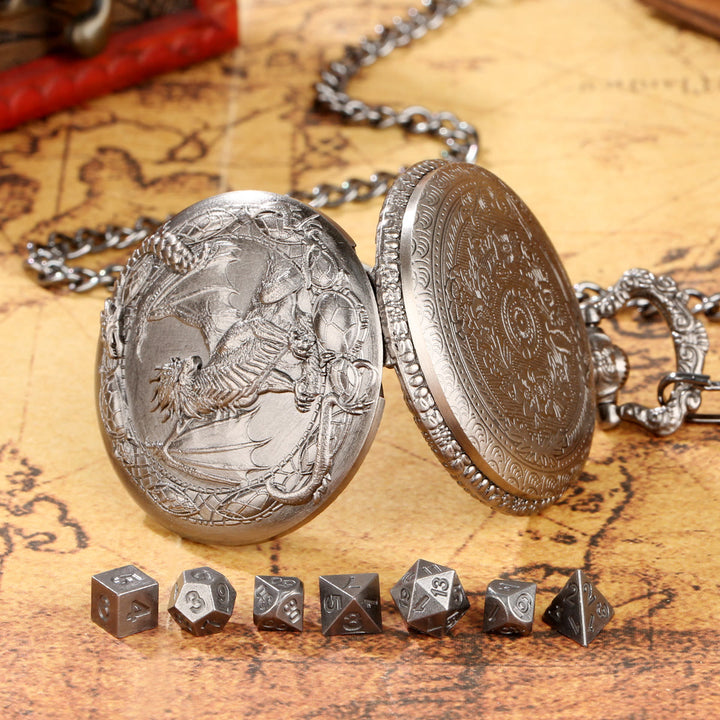 WorldNorse Mythology Drachenmuster Polyedrische Würfel Taillenkette - image 8