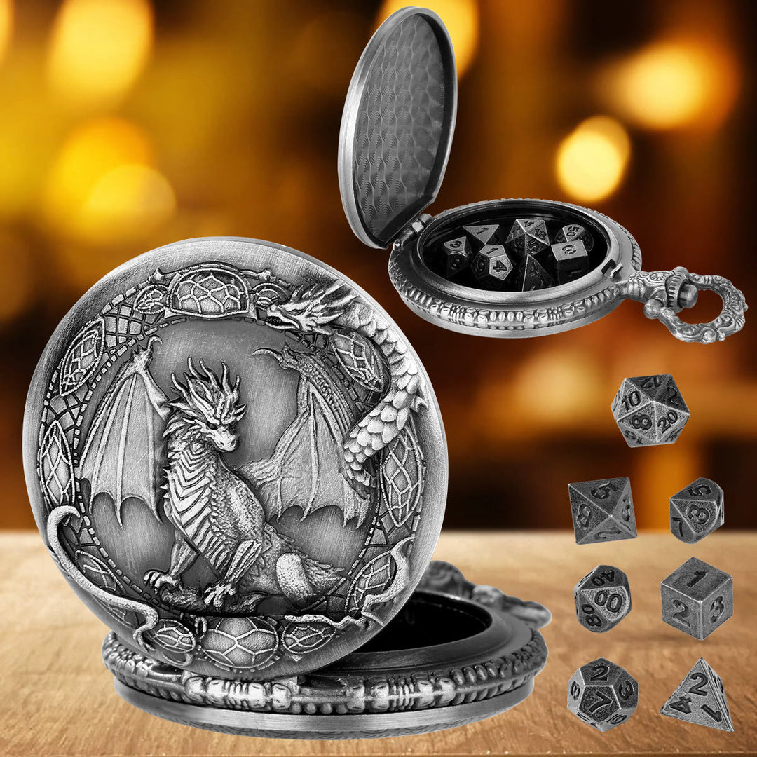 WorldNorse Mythology Drachenmuster Polyedrische Würfel Taillenkette - image 8