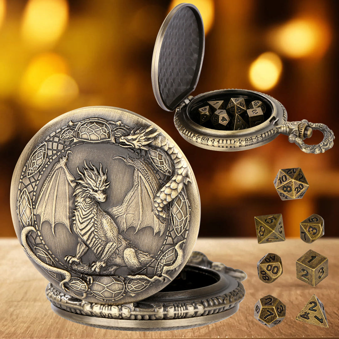 WorldNorse Mythology Drachenmuster Polyedrische Würfel Taillenkette - image 2