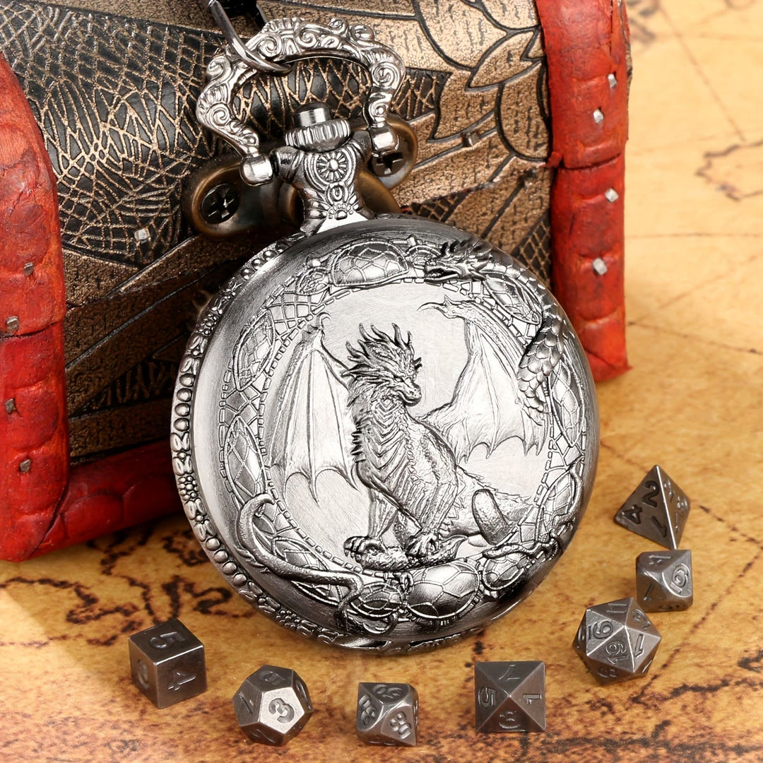 WorldNorse Mythology Drachenmuster Polyedrische Würfel Taillenkette - image 6