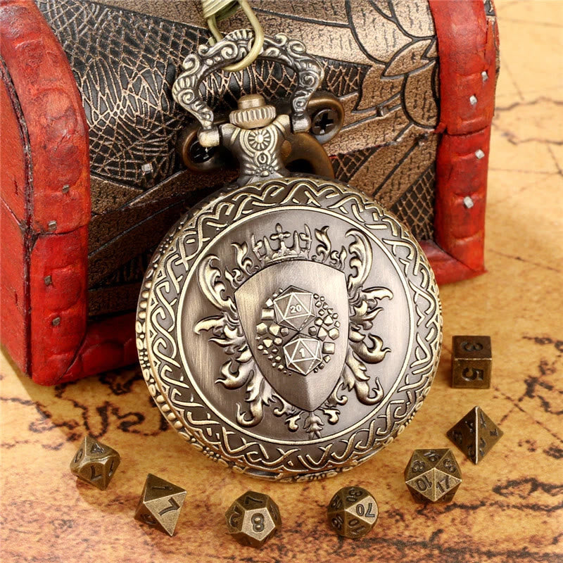 WorldNorse Vintage Schildetui Würfelset Taillenkette - image 2