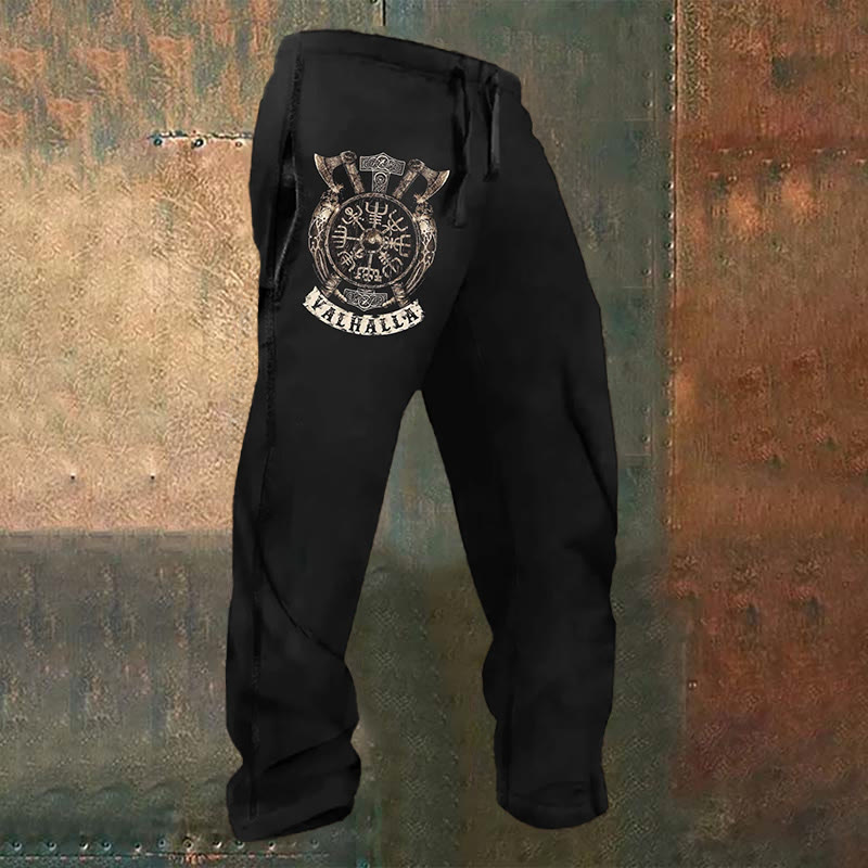 WorldNorse Thors Hammer Nordische Waffe Vegvisir Jogginghose - US/UK/AU52, EU62 (6XL) - image 1