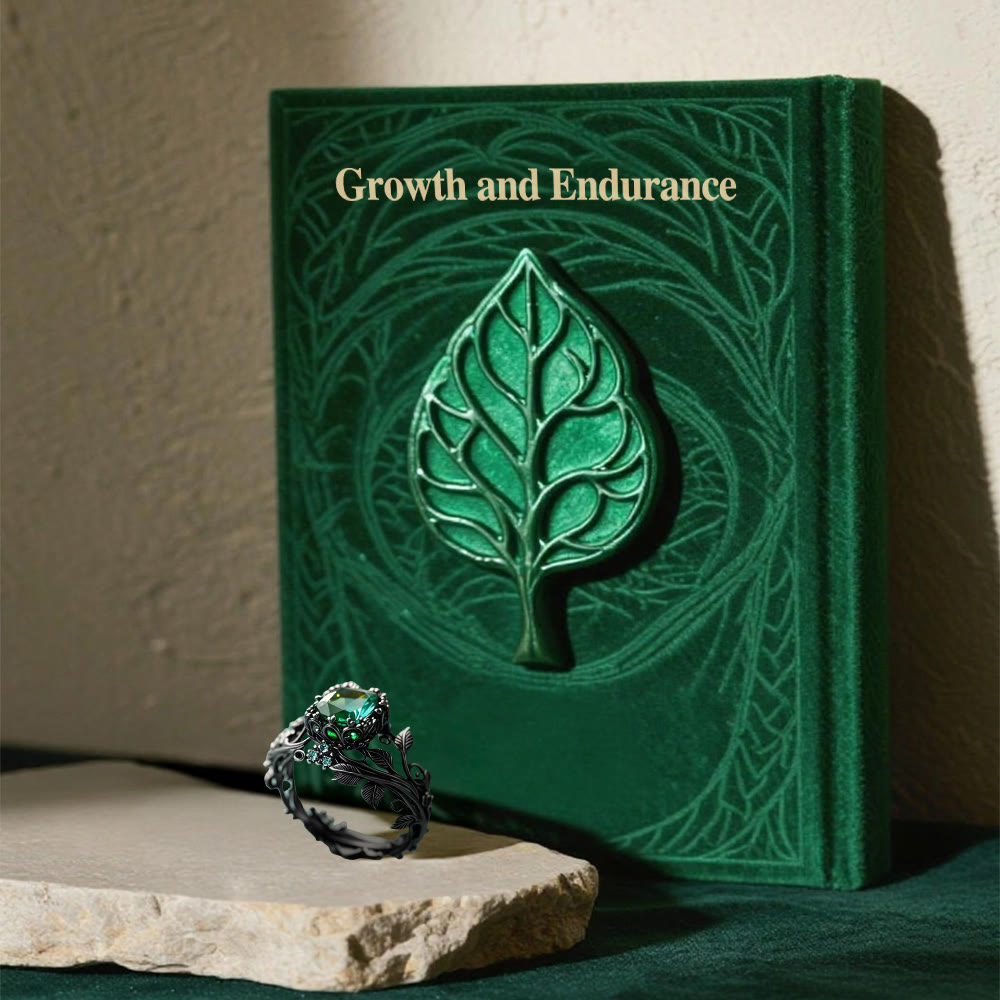 WorldNorse Smaragd- Yggdrasil Ring - image 3