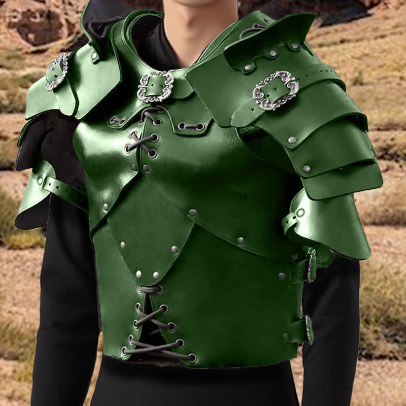 WorldNorse Mittelalterliche Brustpanzerung mit Nieten und verstellbaren Schnallen - image 5