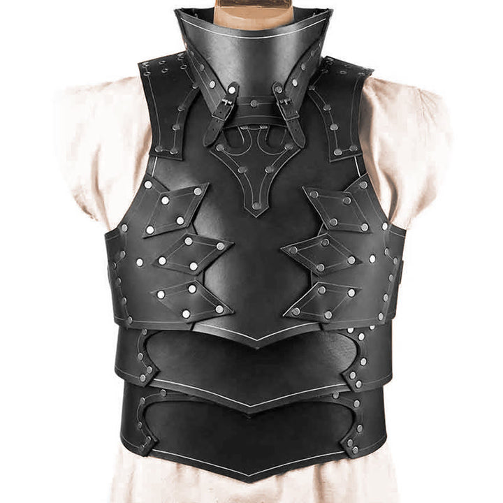 WorldNorse Mittelalter Renaissance Mehrlagige Schnallen Schulter-Brustpanzer - image 8