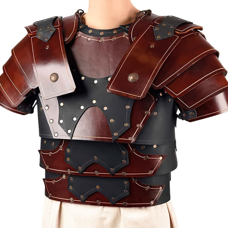 WorldNorse Wikinger-Brustpanzer im Lederpaneel-Design - image 2