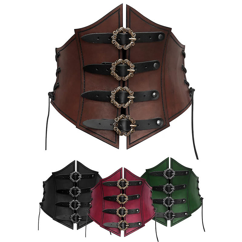 WorldNorse Brustpanzer in Schildform mit seitlicher Schnürung - image 1