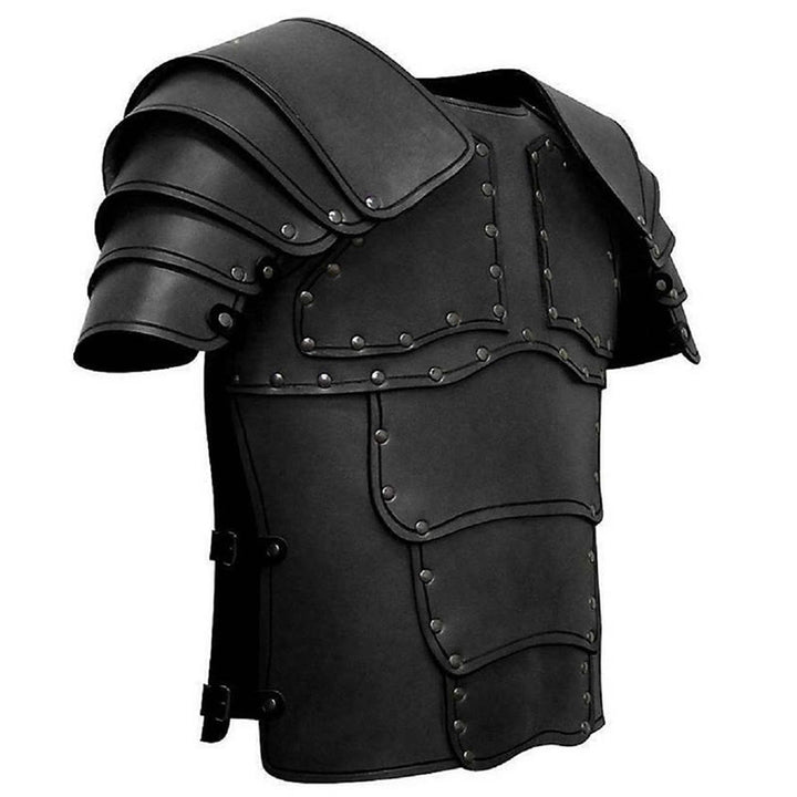 WorldNorse Retro Segmentierte Schulterpanzerung mit gebogenem Panel - image 3