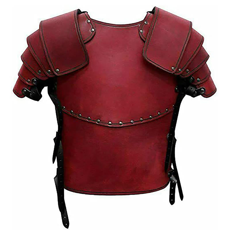 WorldNorse Retro Segmentierte Schulterpanzerung mit gebogenem Panel - image 14