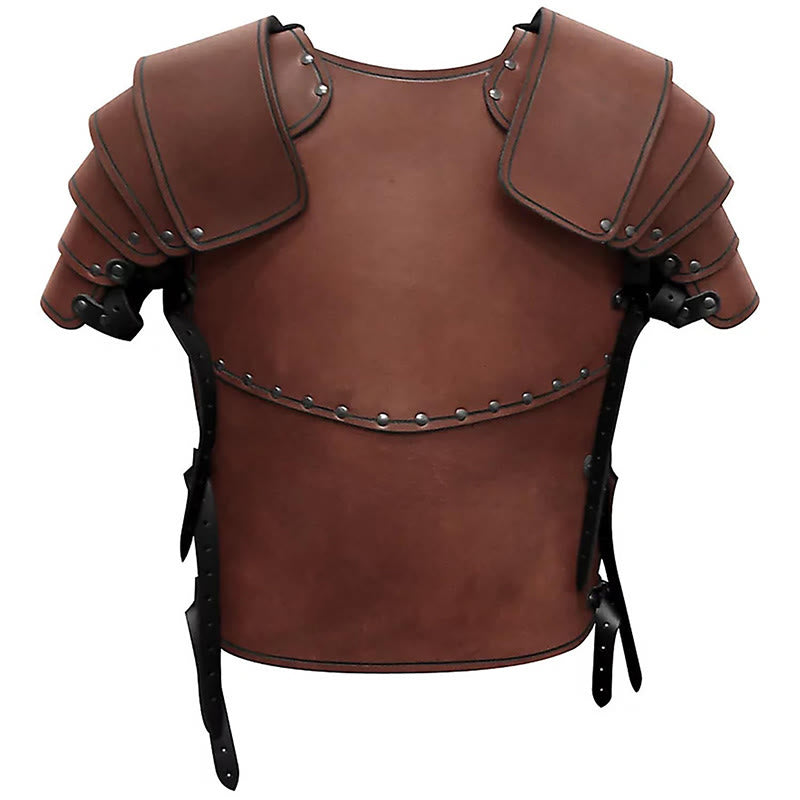 WorldNorse Retro Segmentierte Schulterpanzerung mit gebogenem Panel - image 9