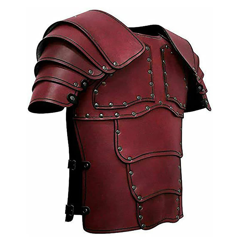 WorldNorse Retro Segmentierte Schulterpanzerung mit gebogenem Panel - image 13