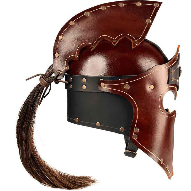 WorldNorse Vintage Krieger Haarquaste Heraldischer Helm - image 1