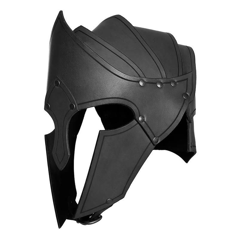 WorldNorse Mittelalter Renaissance Nordischer Reiterhelm - Schwarz - image 1
