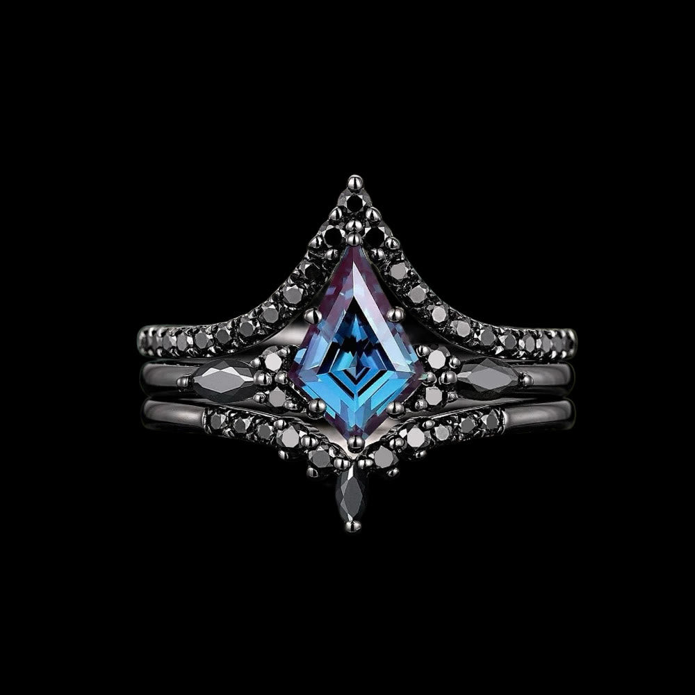 WorldNorse Schwarzer Twilight-Kronenring - 62mm - image 0