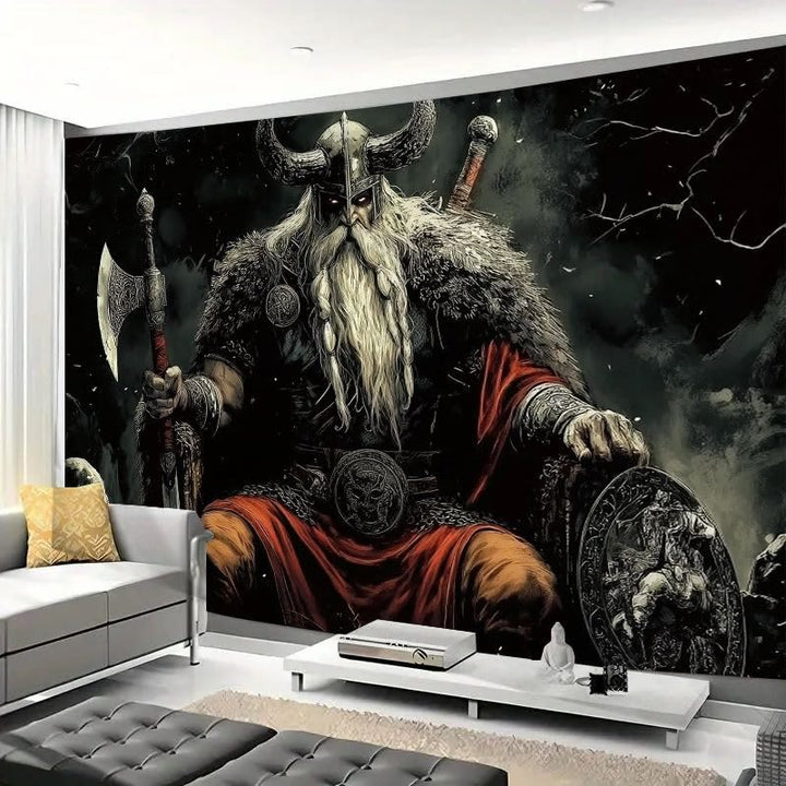 WorldNorse Nordische Waffe mit einem Schild Wandbehang - image 4