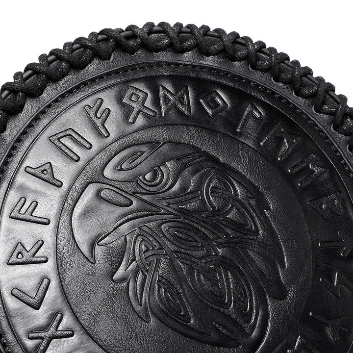 WorldNorse Viking Rune Eagle Umhängetasche mit Prägung - image 10