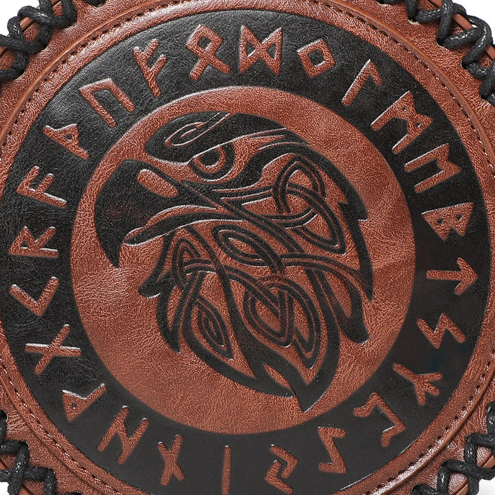 WorldNorse Viking Rune Eagle Umhängetasche mit Prägung - image 14
