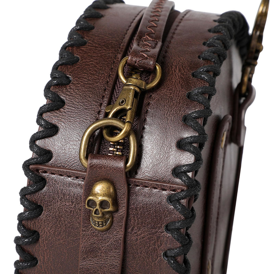 WorldNorse Viking Rune Eagle Umhängetasche mit Prägung - image 2